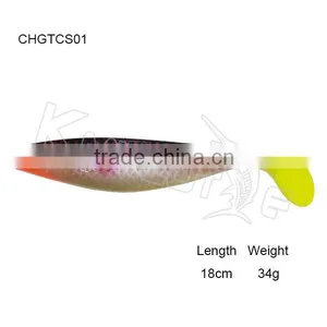 CHGTCS01 18cm Big Size Shad Swim Bait for Bass Fishing Soft Lures thumbnail-1