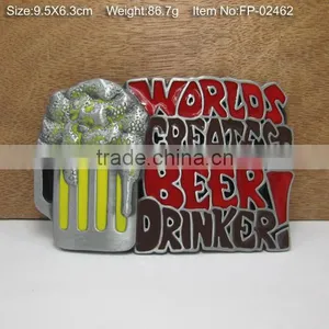 Belt Buckle With Rhinestones Zinc Alloy Fashion Famous Brand Logo Color Plate Belt Buckle thumbnail-3