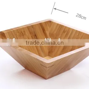 Natural Wooden Fruit Salad Bowl,Bamboo Vegetable Candy Bowl,people Candy Bowl thumbnail-6