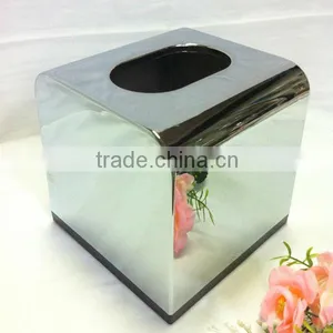 Small Box Facial Tissue With Chrome Finish thumbnail-1