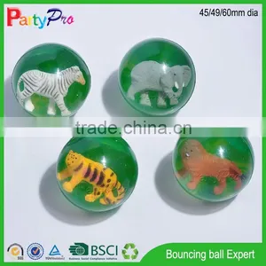 Promotional Toy 2015 Eco-friendly Products 42 45 49 60mm Diameter Rubber Ball With Flashing Light Ball Toy thumbnail-3