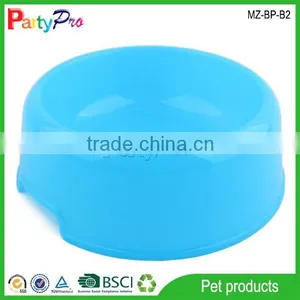 2015 Pet Product China Wholesale Cat Dog Blue Plastic Soup Bowl thumbnail-1