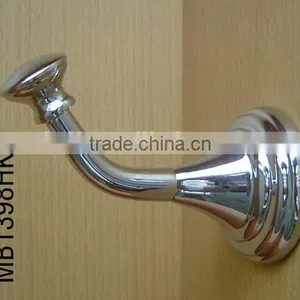 Large Round Base Modern Hotel Robe Hook,Clothes Hook, Chrome Finish,Bathroom Hardware Product Robe Hooks,Bathroom Accessories thumbnail-1
