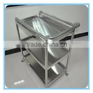 20 Years Factory TOP Quality 304 Stainless Steel Lab Trolley thumbnail-1