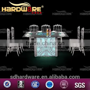 European 10 Seaters Dining Table and Chais Manufactures Made in CHINA thumbnail-3