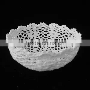 Crocheted Lacy Treasure Box, Thread Crochet Storage Bowls thumbnail-5