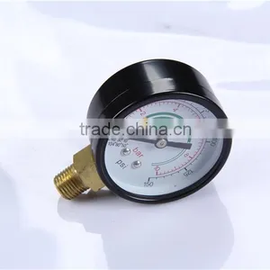 New Style Products China Easy to Read 0-600 Bar High Quality Vaccum Pressure Gauge thumbnail-3