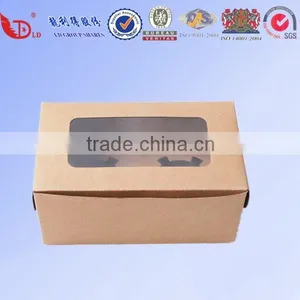 Recycled Brown Kraft Paper Food Box,paper Box for Food thumbnail-1