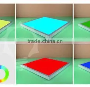 Hot Dimmable Ultra Thin 600x600 RGB Full Color Series Led Panel Lighting thumbnail-1