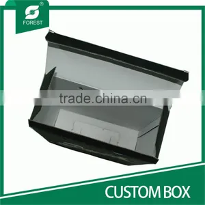BLACK VARNISHED CARDBOARD CUSTOM BOX FOR PACKING OLIVE OIL thumbnail-6