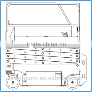 Energy Saving and Easy Maintenance Electric Scissor Lift for Rental thumbnail-2