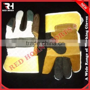 Mason Gloves, Leather Work Gloves, Industrial Strong Gloves thumbnail-4