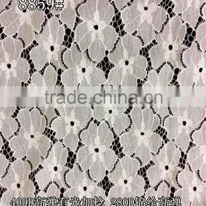 TH-8859 Hot Selling Competitive Woven Technics Elastic/strech Nylon Knitted Fabric Laces thumbnail-1