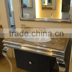 Marble Top Floor Bathroom Furniture thumbnail-4