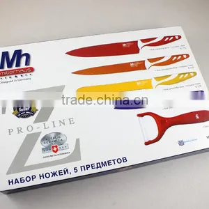 Kitchen Knife With Color Blade thumbnail-4