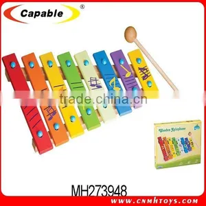 Lovely Wooden Musical Instrument Toy Kids Xylophone thumbnail-4