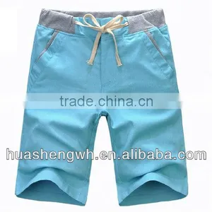 Linen Cotton Cheap Short Pants thumbnail-1