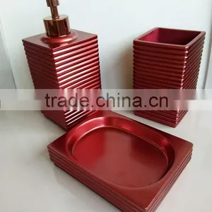 MZ Ceramic Material and Eco-Friendly Feature Concrete Bathroom Accessories Set thumbnail-2