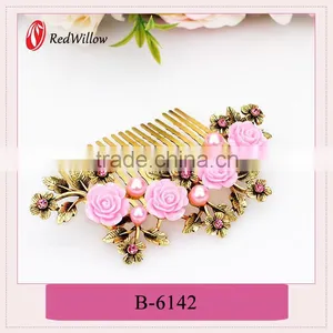 2016 New Style Silver Plating Mini Hair Claw,bow Plastic Hair Claw,hair Accessories Hair Claws thumbnail-2