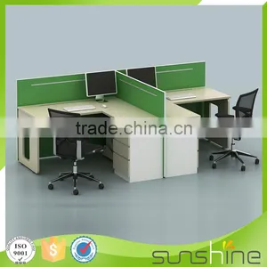 Single Office Desk With Partition Practical Design With Wire Management and Folded Bed China Manufacturers thumbnail-6