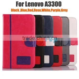 Wholesale Colored Leather Case For Lenovo IdeaTab A3300 A7-30 Flip Cover TPU Protective Case thumbnail-1