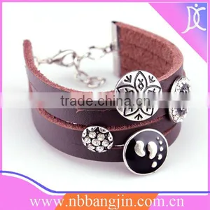 2013 New Leather Bracelet,Acessories for Woman,Costume Jewelry thumbnail-1