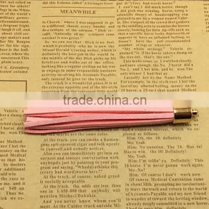 Wholesale 7-10cm Mutil Color Suede Leather Tassel,100pcs Gold Cap Tassel for Diy thumbnail-4