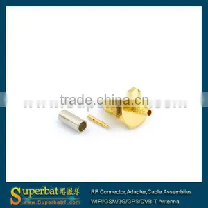 RP-SMA Crimp Jack(male Pin) Bulkhead O-ring Connector for LMR100 Antenna Sma Female thumbnail-1