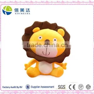 Cute Design Plush Yellow Lion Baby Stuffed Doll thumbnail-1