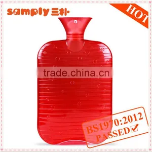 2 Liter PVC Hot Water Bottle Blue Bubble thumbnail-2