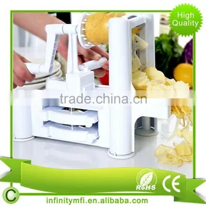 Amazon Best Selling Tri-Blade Vegetable Slicer, Strongest-and-Heaviest Duty, Maker for Low Carb/Paleo Vegetable Meals thumbnail-1