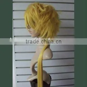 Long Yellow Braid Cosplay Wigs thumbnail-1