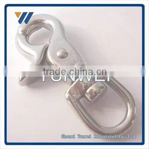 AISI 316 And 304 Stainless Steel Polished Surface Metal Snap Hook thumbnail-1