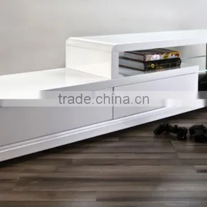 TV-2327 High Gloss Living Room TV Cabinet Designs thumbnail-1