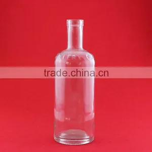 750ml Frosted Spirit Bottle Manufacturer Matte White Vodka Glass Bottle Custom Rum Bottle thumbnail-3