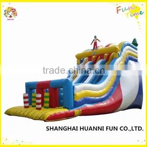 Outdoor Central Park Sports Commercial 10x6m Kids PVC Inflatable Water Slide With Pool Price thumbnail-5