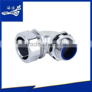 Manufacturer Galvanized 45 Degree Flexible Conduit Connector thumbnail-1