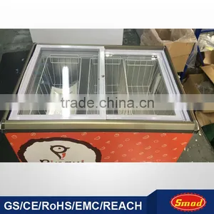 Top Loading Freezer Flat Glass Oem Freezer Made in China Wholesales thumbnail-2