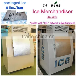 Fan Cooling Refrigeration Ice Merchandiser for Ice Storage thumbnail-1