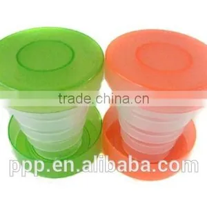 2014 Hot Selling Leak-proof Eco-friendly FDA LFGB Fodable Plastic Mug Cup Tumbler thumbnail-1
