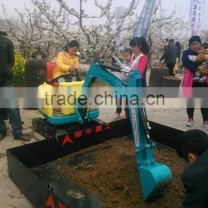 Coin Controlled Electric Excavator, Kids Ride on Toy Excavator thumbnail-1