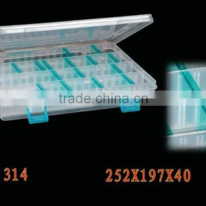 Plastic Tools Fishing Accessories Transparent Tackle Boxes thumbnail-1