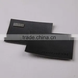 Personalised Embossed PU Leather Patches With Metal thumbnail-3