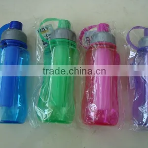 Food Grade PS Material Plastic Ice Cup With Straw thumbnail-1