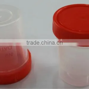 Lab Vacuum Plastic Urine Container With Screw Cap thumbnail-1
