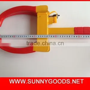High Quality Steel Security Car Wheel Clamp Lock&steering Wheel Lock thumbnail-2