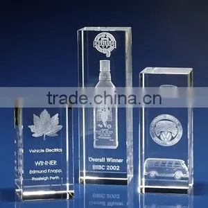 Square 3d Inner Laser Crystal Cube thumbnail-1