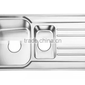 Yacht,Boat,Train and Public Mobile Toilet Used Stainless Steel Washing Basin Kitchen Sink Round Shape With Drain Board GR-Y619 thumbnail-3