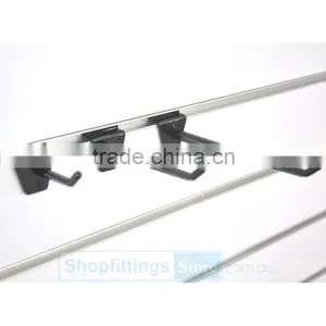 WHITE TOUGHENED PLASTIC SLAT WALL HOOKS thumbnail-3