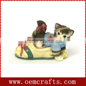 Your Friendship Keeps Me Fit Wholesale Resin Cat Figurine thumbnail-1